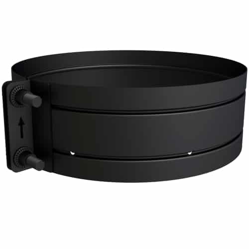 TW Pro Matt Black 6" (150mm) Offset locking Band