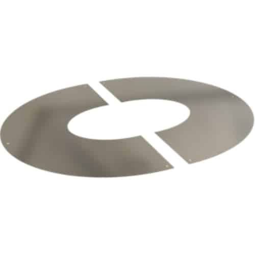 TW Pro Stainless Steel 5" (125mm) 2Pc Round Fixed Finishing Plate 45 Degrees