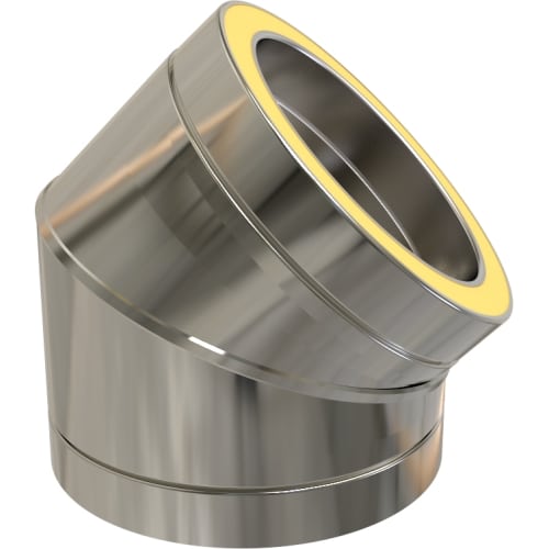 TW Pro Stainless Steel 5" (125mm) 45 Degree Bend