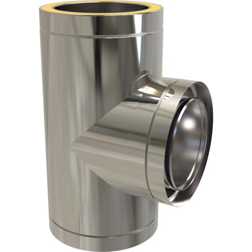 TW Pro Stainless Steel 5" (125mm) 90 Degree Tee