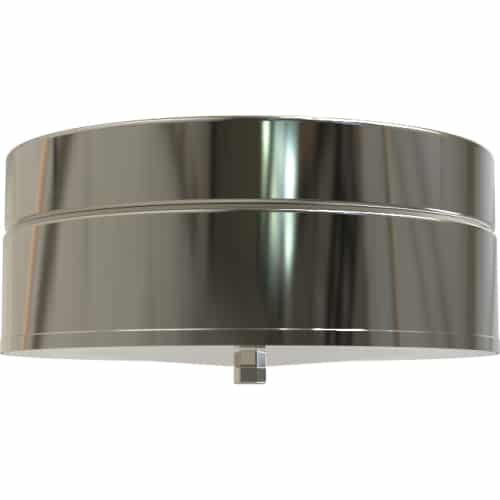 TW Pro Stainless Steel 5" (125mm) Tee Cap With Drain