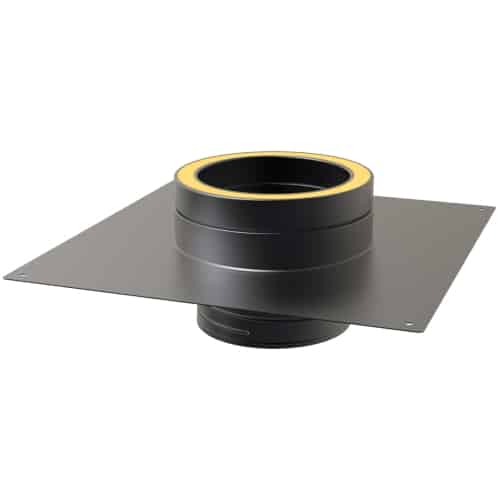 TW Pro Matt Black 6" (150mm) Chest Mounting Plate