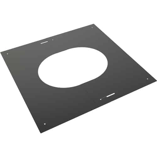 TW Pro Matt Black 6" (150mm) Finishing Plate 30 To 45 Degrees