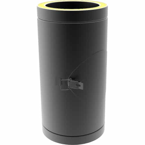 TW Pro Matt Black 6" (150mm) Pipe With Door 500mm