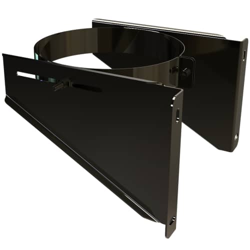 TW Pro Matt Black 6" (150mm) Retro Fit Base Support