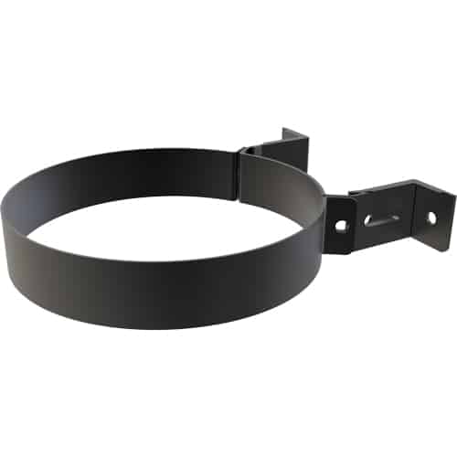 TW Pro Matt Black 6" (150mm) Wall Support 50mm To 80mm