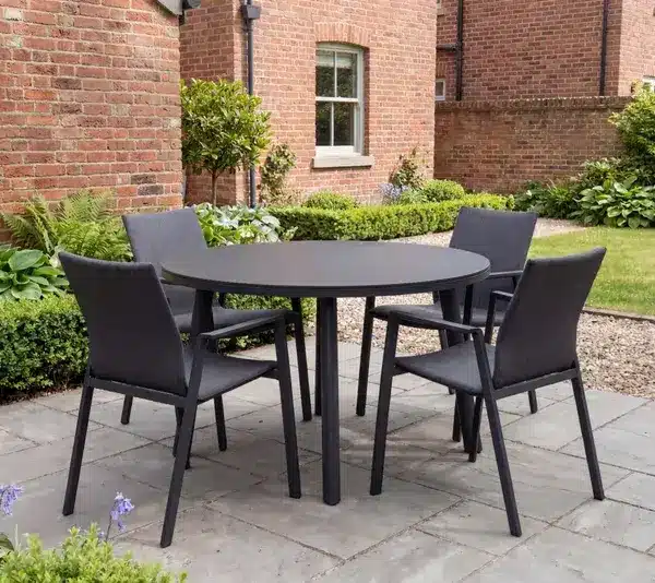 Nova - Phoenix 4 Seat Dining Set - 1.2m Round Table