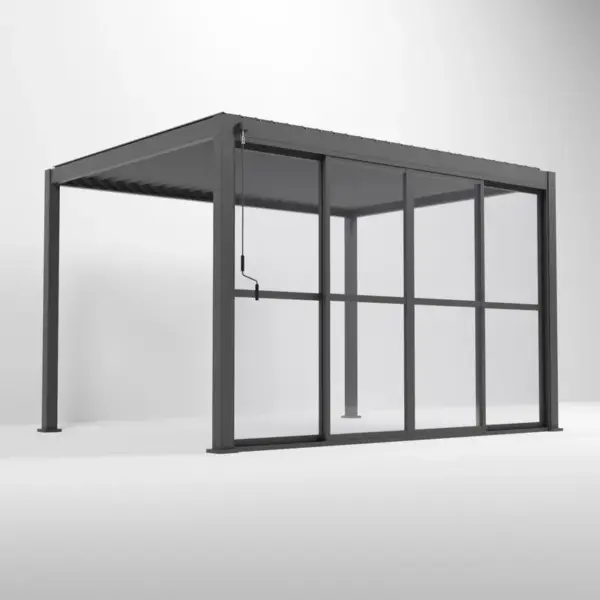 Nova - Titan Clear Sliding Doors - 4m - Grey