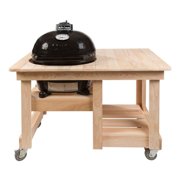 Primo Oval JR 200 With Countertop Cypress Grill Table