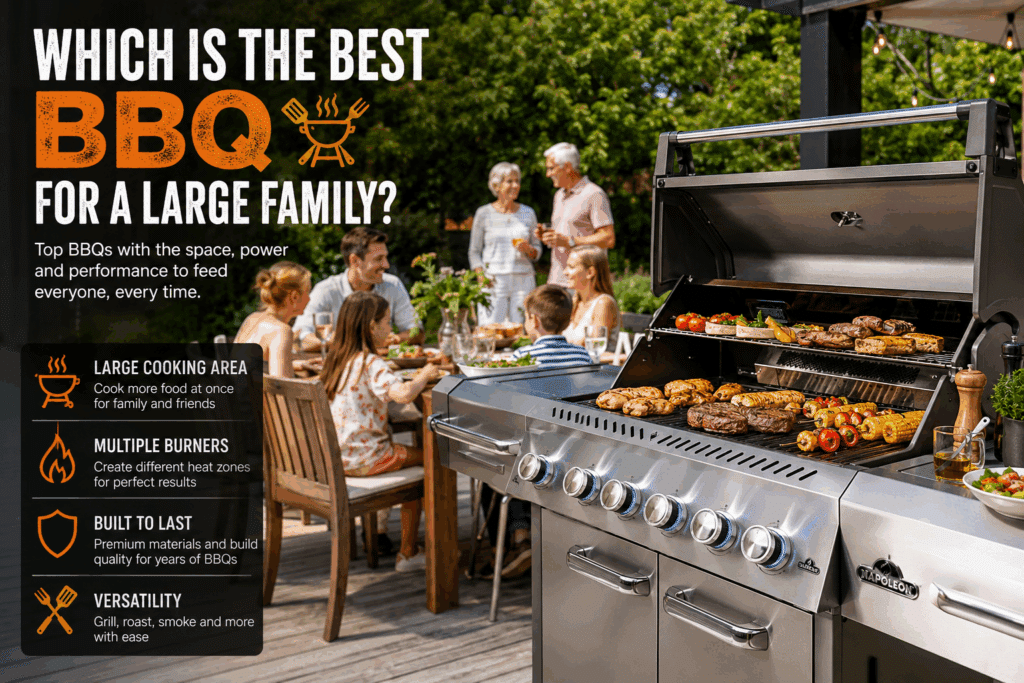 What is the best bbq for a large family, answered by the experts at Log Burners Direct