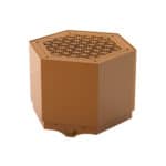 Pollen Hex Large Rust Smokeless Fire Pit