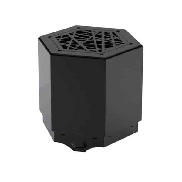 Pollen Hex Small Black Smokeless Fire Pit (2)