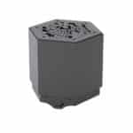 Pollen Hex Small Grey Smokeless Fire Pit