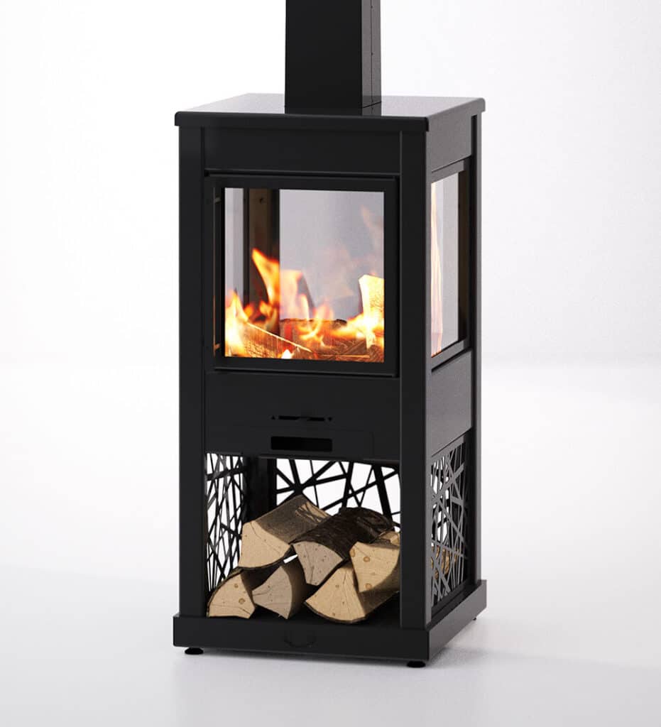 Pollen Hive Black Outdoor Stove