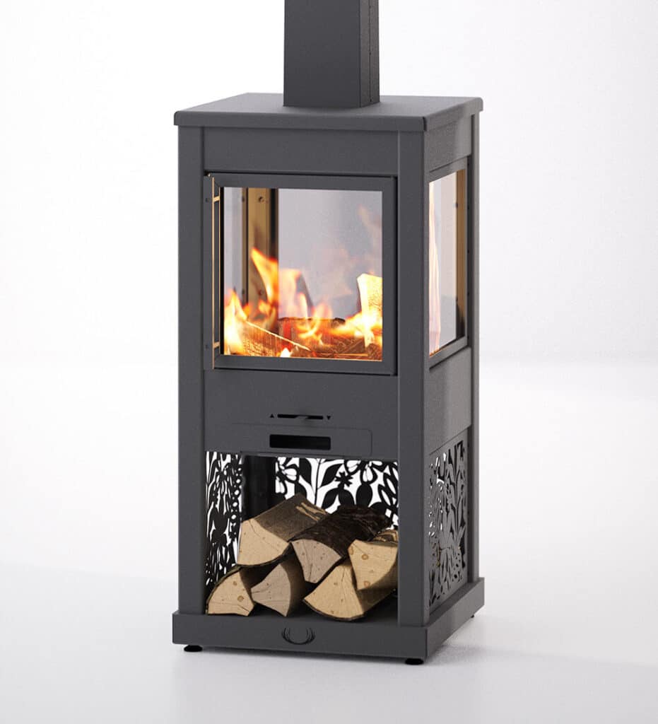 Pollen Hive Grey Outdoor Stove