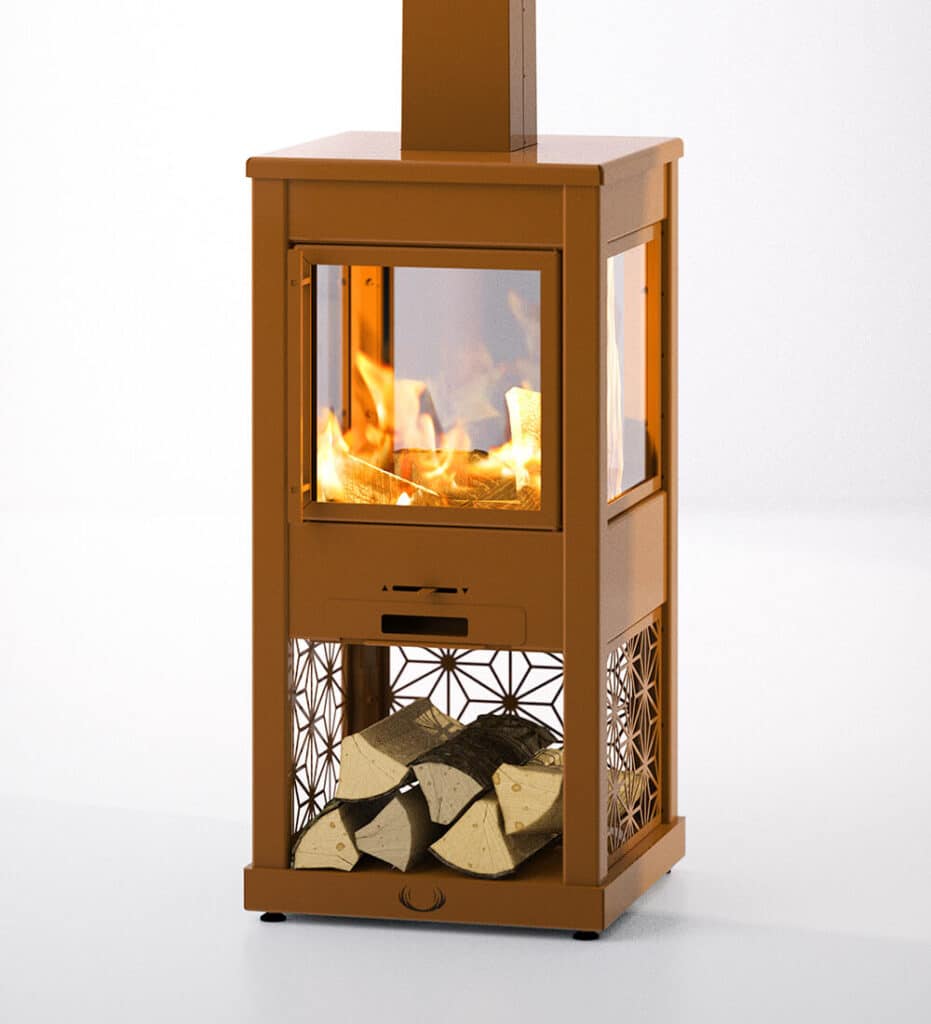 Pollen Hive Rust Outdoor Stove