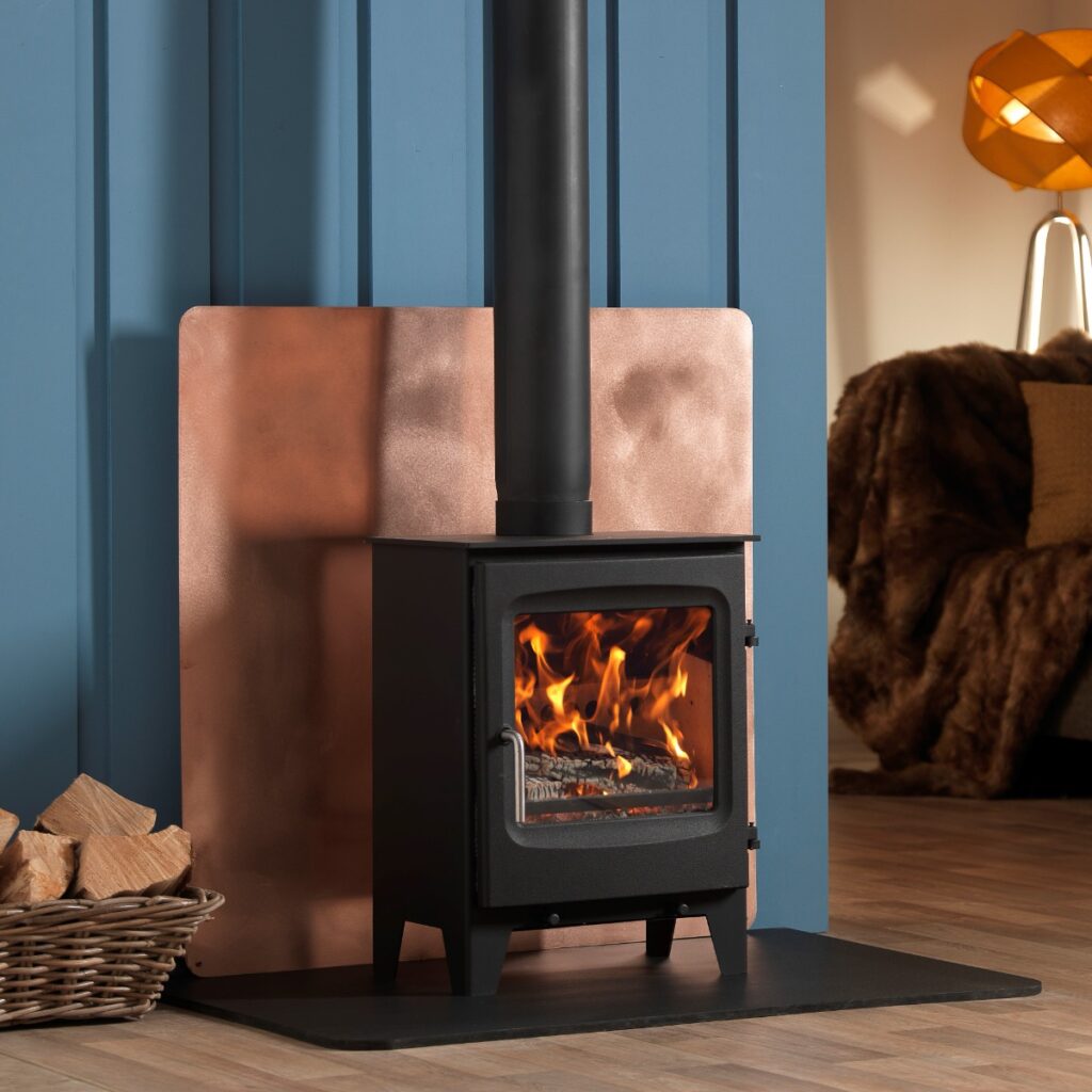 Go Eco Excel 5kW Wide Contemporary Door Multifuel Stove