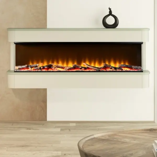 Flare Juliette 1250 Wall Mounted Electric Fireplace Suite