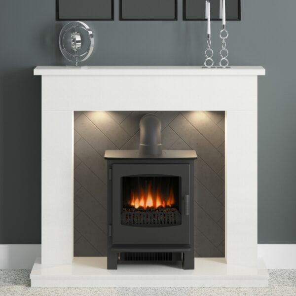 Flare Allensford 48" Marble Inglenook Fireplace