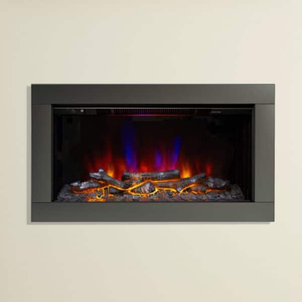 Flare Avella 34" Wall Mounted Inset Electric Fire