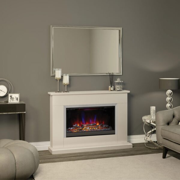 Flare Hansford 46" Timber Electric Fireplace Suite