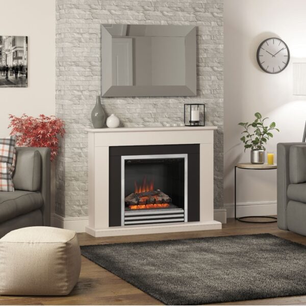 Flare Preston 46" Electric Fireplace Suite
