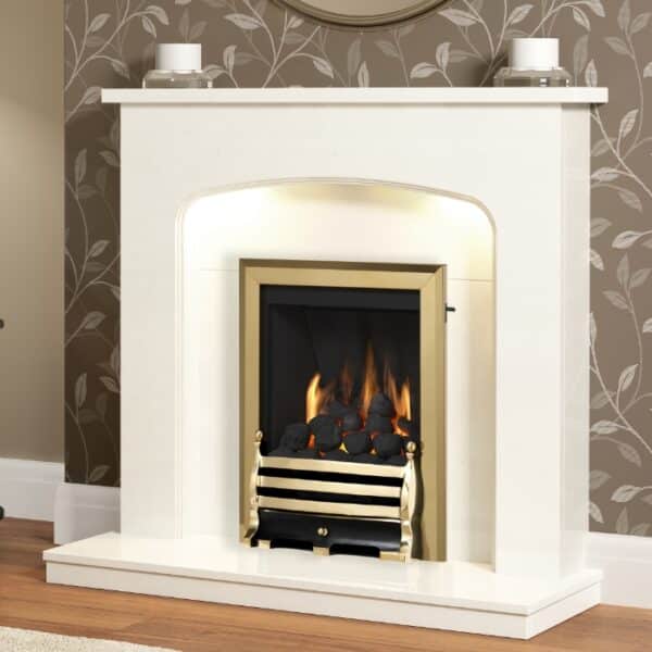 Flare Tasmin 42" Marble Fireplace