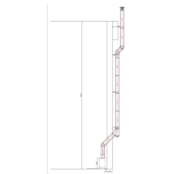 Schiedel Twin wall kit e