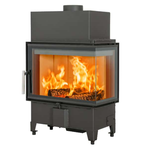 Scan 5103 FR Right Corner Sided Inset Wood Burning Fire
